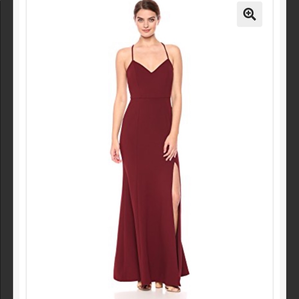 Jenny Yoo Reese dress in Hibiscus, size 6